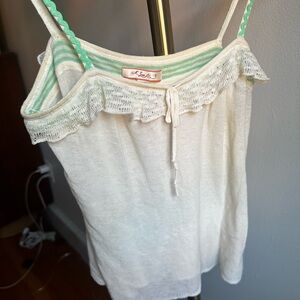 Luxe crochet tank top